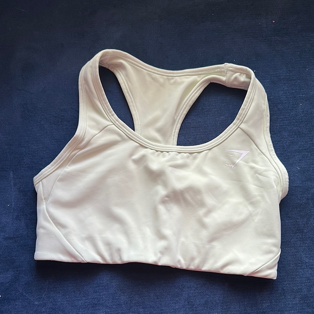 Gymshark essential Racerback Sports Bra - LIME GREEN